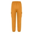 thumbnail image 3 of Ticikt Boys Cargo Jogger Pants Fashion Casual Tapered Ankle Pants for Big Kids Youth Pure Color Loose Fit Comfortable Outdoor School Wear, 3 of 6