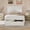 White, variant on VECELO Upholstered Bed with Storage-1 Drawer, Purple Bed Frame Twin Platform Bed with Faux Leather Tufted Headboard