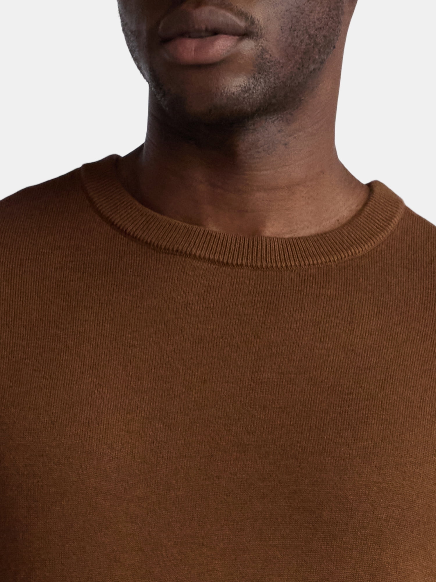 George Men's & Big Men's Relaxed Fit Lightweight Crewneck Sweater, Sizes XS-3XL