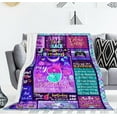 thumbnail image 3 of 9 Year Old Girl Birthday Gift Ideas Throw Blanket, 9th Birthday Gifts for Girls, Happy 9th Birthday Decorations, Best Birthday Gifts for 9 Year Old Girls Daughter Bestie Sister 50" x 60", 3 of 6