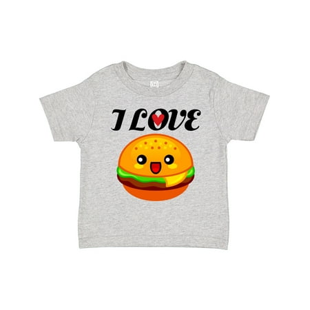 

Inktastic I Love Hamburgers Gift Toddler Boy or Toddler Girl T-Shirt