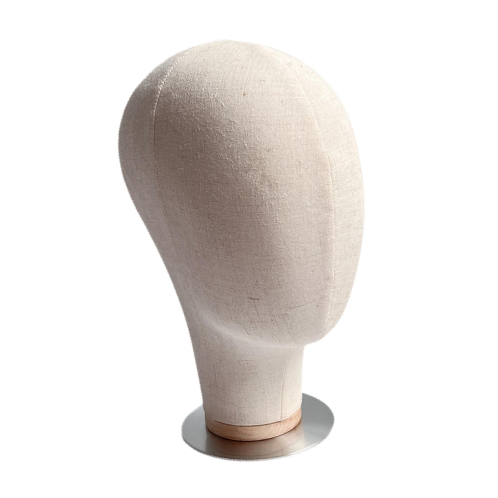 Stgfyxgs Cap Stand Hat Display Stand Multifunctional Mannequin Head Metal Base for Professional or Personal Use Accessories Practical Brushed Bottom