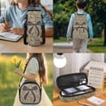 thumbnail image 3 of Aplkyhs Green Bow Camo Kids Backpack Set 4Pcs with Lunch Bag Pen Bag Set and Water Bottle Case Cover Large Capacity Lunch Box for Elementary School Students, 3 of 7