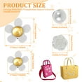 thumbnail image 2 of 28PCS Beach Bag Accessories Charm Beautiful Bogg Bag Decoration Accessories Decorative Beach Bag Charm Elegant Bag Charm Inserts Easy to Use for Beach Tote Bag, 2 of 11