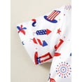 thumbnail image 6 of Mikrdoo 0-18M Baby Boys Romper American Flag Designed Polo Jumpsuits on Presidents' Day Independence Day Stars and Stripes One Piece Bodysuits White, 6 of 8