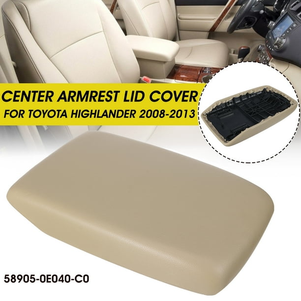 589050E040C0 Center Armrest Console Lid Cover For Toyota Highlander