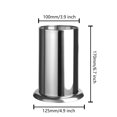 thumbnail image 5 of Soporte para pajita para mostrador, soporte para agitadores de café de acero inoxidable, soporte para pajita de acero inoxidable de 6,7 "x 4,9", soporte para paquetes de azúcar, 5 of 5