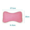 thumbnail image 2 of Bath Pillow Bathtub Spa Pillow, Non-Slip Bath Pillow with Big Suction Cups, Supports Neck and Shoulders Home Spa Pillows for Bathtub, Hot Tub, Anti Bacterial & Comfortable - Pink, 2 of 6