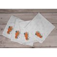 thumbnail image 6 of Vargottam Napkins Autumn Fall PumpkinPrint, DinnerNapkins , 100 % Cotton, Set of 4 ReusableNapkins Set, Size 20X20 Inch,White17,OversizedClothNapkins, 6 of 8