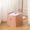Pink, variant on Foldable Fabric Storage Cube, Collapsible Storage Bin, Cube Organizer Basket with Handle, Open Storage Box for Home, Closet, Nursery, Office, Multi-Color Options