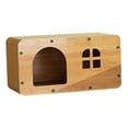 thumbnail image 2 of Nido para Dormir de Casa de Cartón para Rascar Gatos, Protección de Muebles de Material Reciclable Multifuncional para Decoración Del Hogar 55x29x28cm, 2 of 8