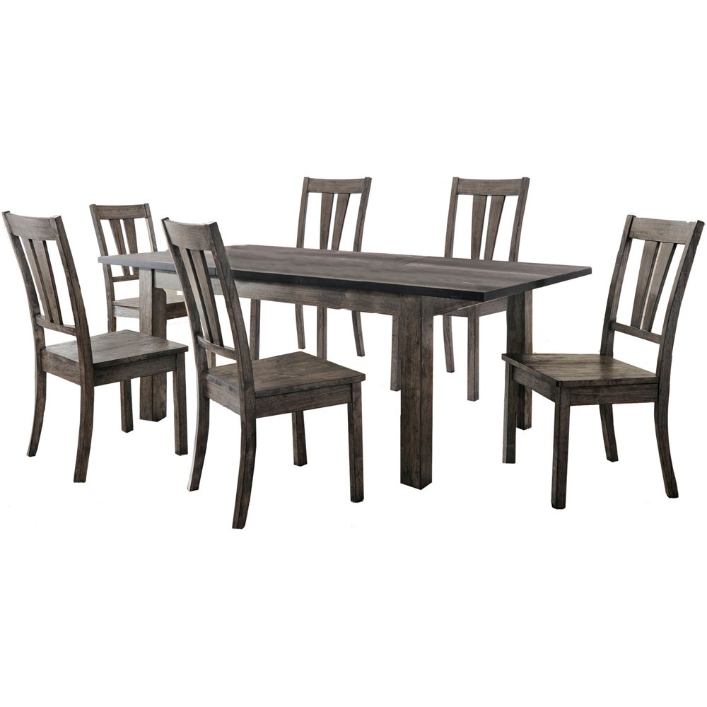 Cambridge Drexel 7Piece Dining Set with Six Wooden Chairs Walmart