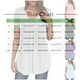 thumbnail image 3 of Camisetas Casuales de Mujer Cuello Redondo de Color Sólido con Diseño de Manga de Botón Ahuecado, Camiseta de Verano Ligera para Uso Diario, 3 of 9