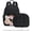 Black - Ita Backpack, variant on Lightweight Unisex Backpack, Computer Daypack for 15.6" Laptop, Water-Resistant Work Back Pack College Bookbag, Casual Commute Trip, Puffer Black