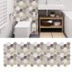 thumbnail image 5 of Etiqueta Engomada De Los Azulejos De La Pared, Calcomanías De Pared Fáciles De Quitar, Material De PVC Para La Pared De La Cocina Del Protector Contra Salpicaduras Del Baño, 5 of 8