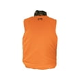 thumbnail image 4 of MidwayUSA Men's Hunter's Creek Reversible Insulated Vest Realtree Max-1 XT/Blaze Orange XL, 4 of 5