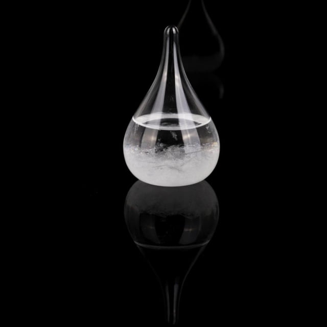 8*5cm Desktop Weather Forecast Water Drop Glass Bottle Barometer Bottles Weather Station