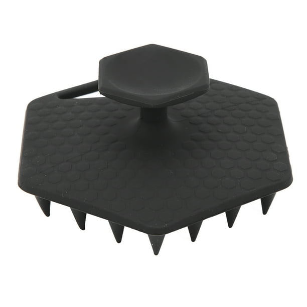 Cepillo exfoliante facial de silicona suave para limpieza profunda, cepillo para barba con ventosa, color negro