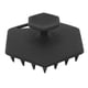 thumbnail image 1 of Cepillo exfoliante facial de silicona suave para limpieza profunda, cepillo para barba con ventosa, color negro, 1 of 14