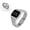 Silver, variant on LED Watch for Student Tetragonum Digital Sports Watch with Folding Clasp Alarm Timing Night Light Function for Daily Use Silver 1.38 inches / 3.5 cm Dial Width Unisex Wear