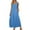Light Blue, variant on Kmdttou Dresses for Women Casual Sleeveless Mini Sundress Summer Spring Crewneck Tank Loose Beach Short Dresses with Pockets (Size:S-2XL)