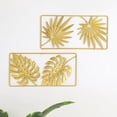thumbnail image 4 of Nvzi Metal Wall Art Decor for Living Room, Home Decor Living Room Wall Decor, Silhouette Wall Art(Golden), 4 of 5
