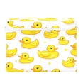 thumbnail image 7 of Yayeee Collapsible Cube Storage Bin with Lid Fabric Closet Decorative Basket with Handles, Yellow Rubber Ducks, 7 of 7