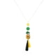 thumbnail image 4 of Cadena de suéter con de de Colgante Cadena de aleación ajustable frágil Yinane Collar con cadena de suéter para mujeres, 4 of 8