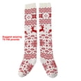 thumbnail image 5 of Yokua Reindeer Christmas Stockings Knitted Over Knee Boot Socks Sweater Leg Warmers, 5 of 15