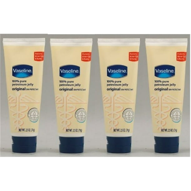 Vaseline Petroleum Jelly 2.5 Oz Original Tube (71g) (Pack Of 6