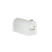 Postal Pro Medium White Plastic Post Mounted Mailboxes