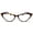 Brown Tortoise, variant on 2SeeLife Small Cat Eye Reading Glasses for Women – Narrow-Medium Fit, Sturdy Frame, Spring Hinges, Premium Funky Readers, Red, +1.00