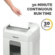 Fellowes Microshred Automatic Reverse Functionality Micro Cut Shredder White, 1 Pack