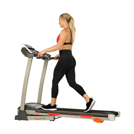 Sunny Health & Fitness Manual Incline Treadmill & Free Sunny Fit® App - SF-T4400
