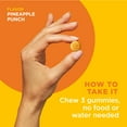 thumbnail image 4 of Olly 9055396 1.9 oz Bagged Swift Energy Pineapple Punch Gummi Candy, Pack of 8, 4 of 6