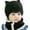 Black, variant on SPRING PARK 2Pcs/Set Baby Boy Girl Winter Hat, Toddler Cat Beanie Hat with Scarf, Fleece Lined Knit Cap Neckwarmer for Kids