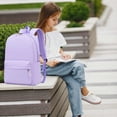 thumbnail image 2 of Mochila Escolar Bluboon Lavanda 30x43x17 cm con Compartimento para Laptop, 2 of 9