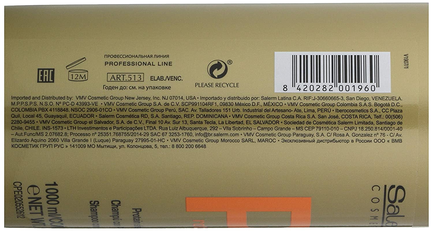 Salerm Protein Shampoo - 36.0 oz / liter