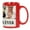 Red, variant on PersonalizedPhotoCollage CoffeeMugBest Grandpa Ever Custom Picture Ceramic CupDishwasher & Microwave Safe- 11 Oz -Black