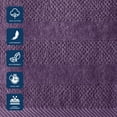 thumbnail image 5 of Cannon Shear Bliss Quick Dry 100% Cotton 6-Piece Towel Set for Adults (Plum), 5 of 9