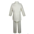 thumbnail image 4 of Boys Teens Wedding Formal Party Peak Lapel Ivory Tuxedos Suits size:14 16 18 20, 4 of 6