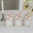 Efavormart 25 Pack White Pink Glitter Butterfly Top Party Favor Boxes ...