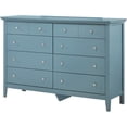 thumbnail image 3 of Home Square 3-Piece Set with 8-Drawer Dresser 5-Drawer Chest & Nightstand, 3 of 16