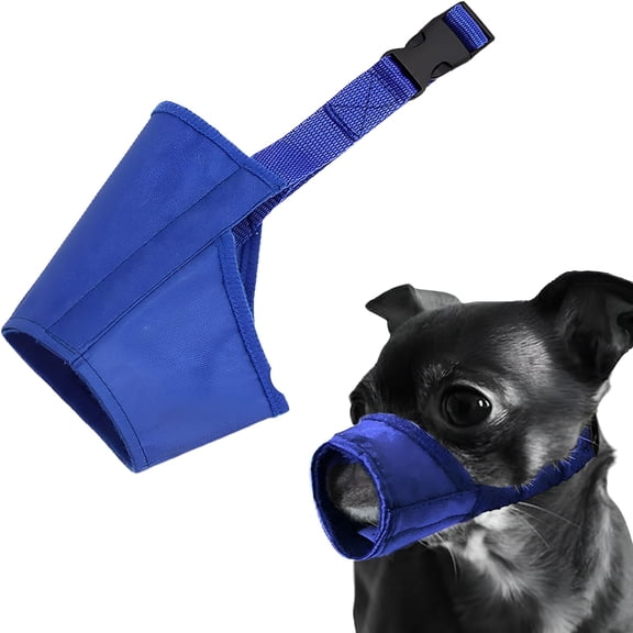 GASTROPOD Dog Muzzle, Soft Anti-Biting Barking Chewing Muzzle, Breathable Waterproof Adjustable Muzzle for Small Medium Dogs
