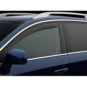 WeatherTech Custom Fit Side Window Deflectors compatible with Honda Civic, Civic Si - Front Pair, Dark Tint
