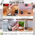 thumbnail image 3 of 2025 Upgraded Compact Mini Dicer Food Chopper: Stainless Steel, Manual, for Mincing Garlic/Pressing – Home Decor, 3 of 5