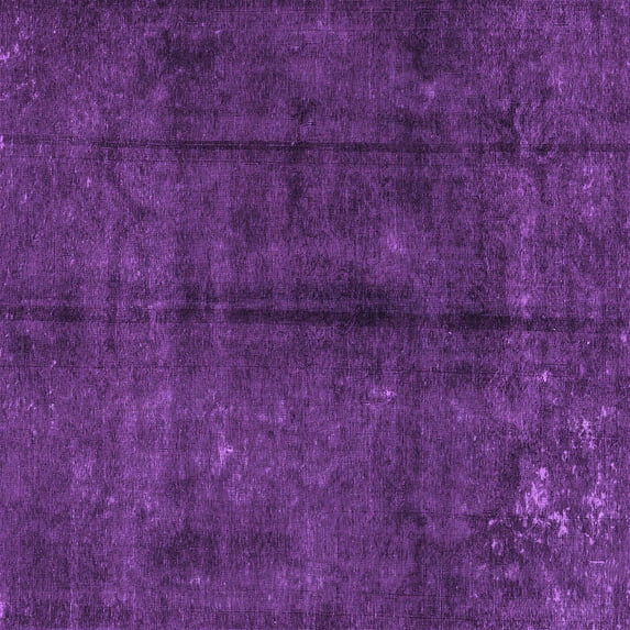 Ahgly Company Indoor Square Persian Purple Traditional Area Rugs, 4' Square