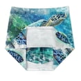 thumbnail image 7 of Wildlife Art Turtle Women's Shorts Non-Slip Single Pocket A-line Trouser Skirt Summer Shorts Casual Shorts for Women, 7 of 7