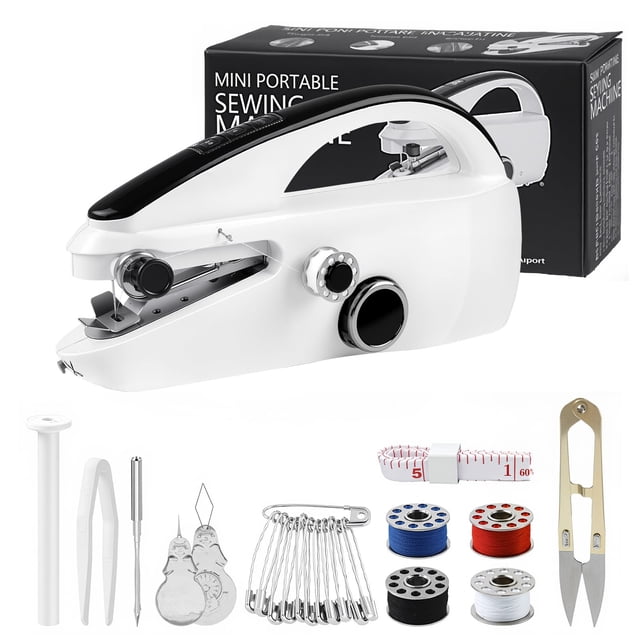 Máquina de Coser Portátil de Mano PVOGRT Mini para Principiantes