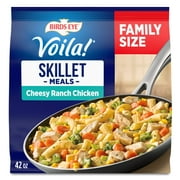 Birds Eye Voila! Family Size Cheesy Ranch Chicken Skillet TV Dinner Meal, 42 oz (Frozen)